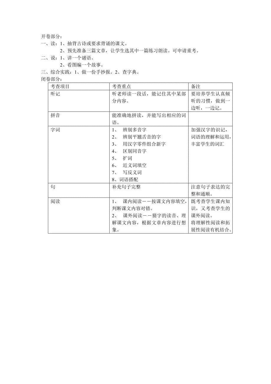 一年级语文下册期末复习指导_第5页