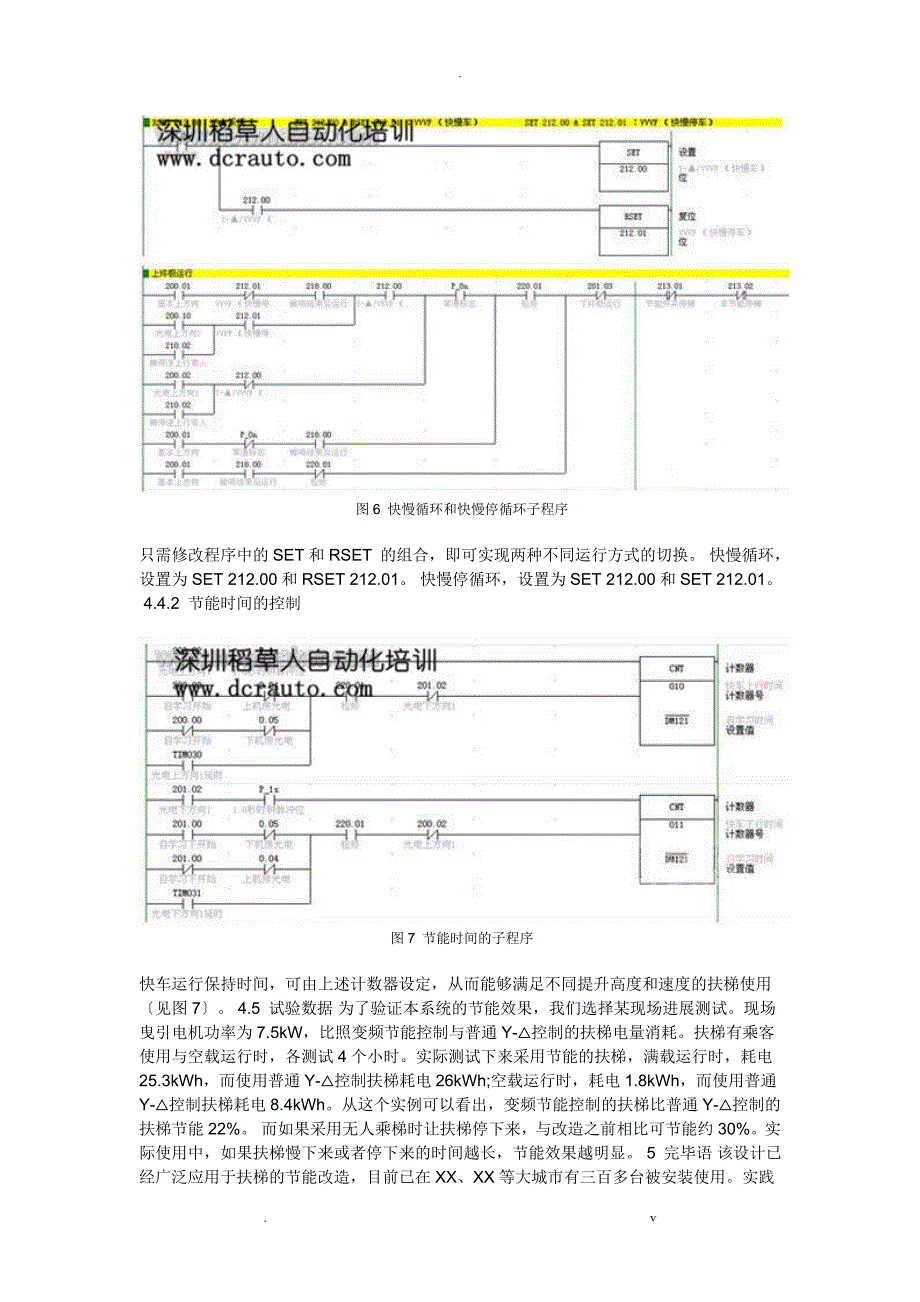 PLC的自动扶梯多功能变频节能控制系统设计_第5页