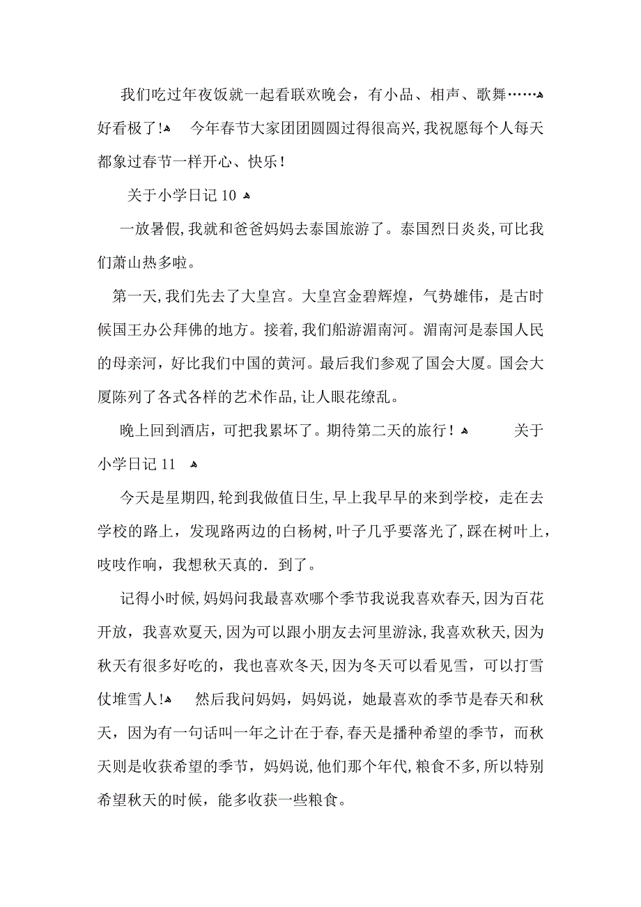 关于小学日记_第5页