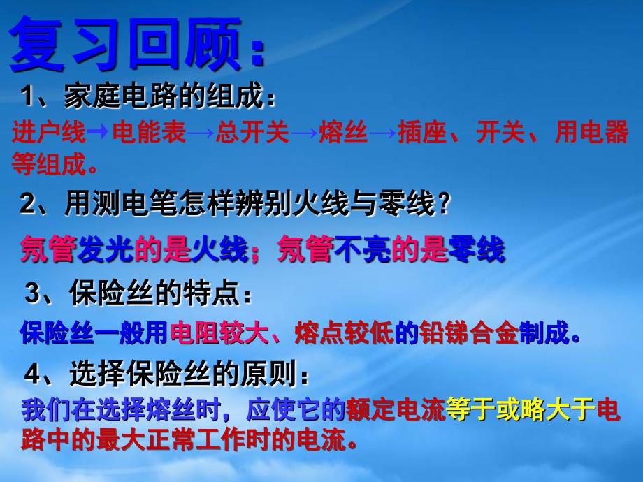 九级物理下学期素材大全怎样用电才安全课件沪粤_第1页