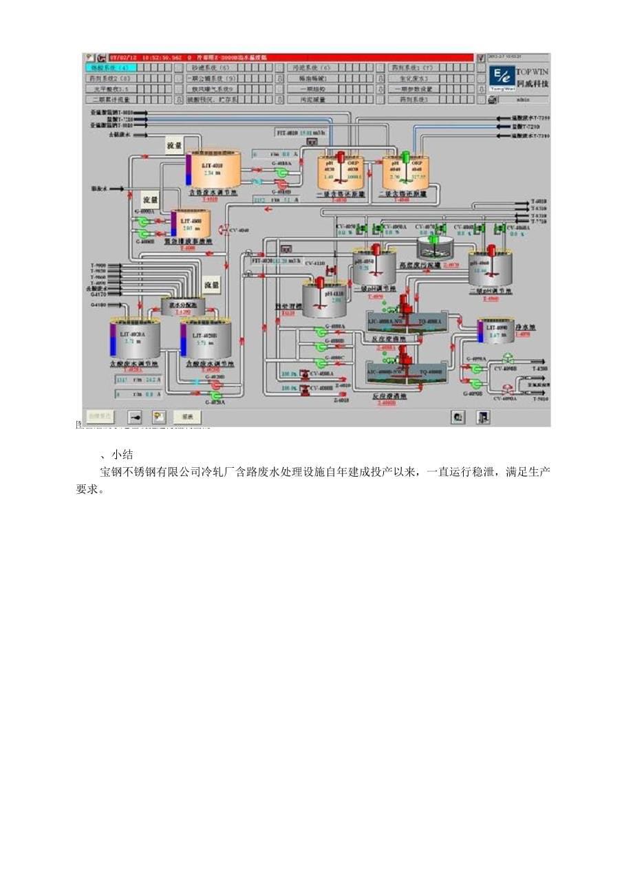 冷轧含铬废水处理设施的设计与运行_第5页