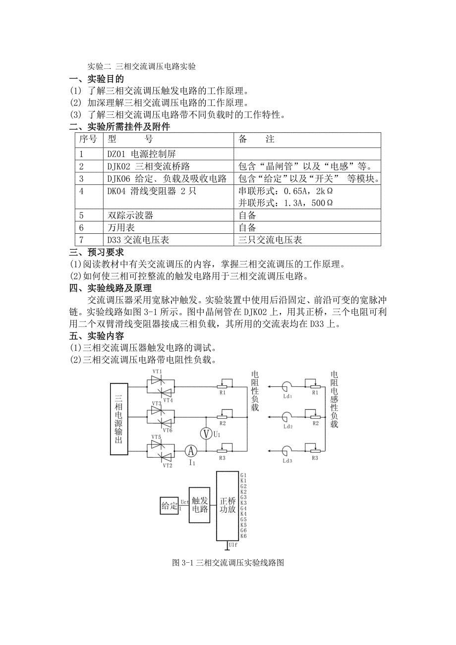 实验一单结晶体管触发电路_第5页