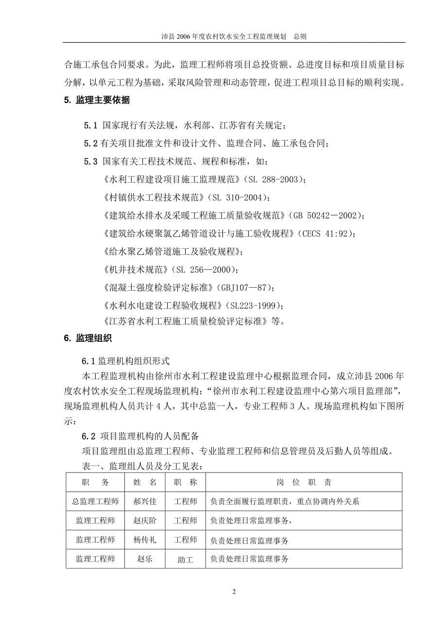 农村饮水安全工程监理规划_第5页