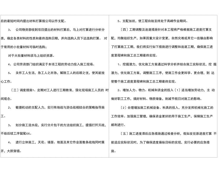 施工现场劳动力计划安排_第5页