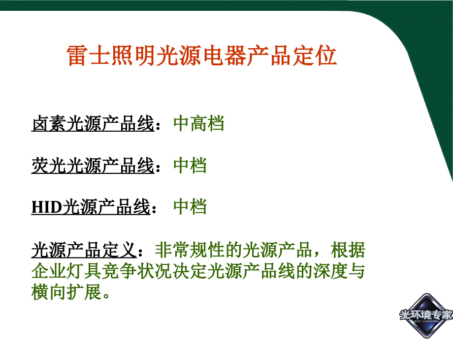 光源电器产品群产品简介与新产品开发培训资料918_第3页