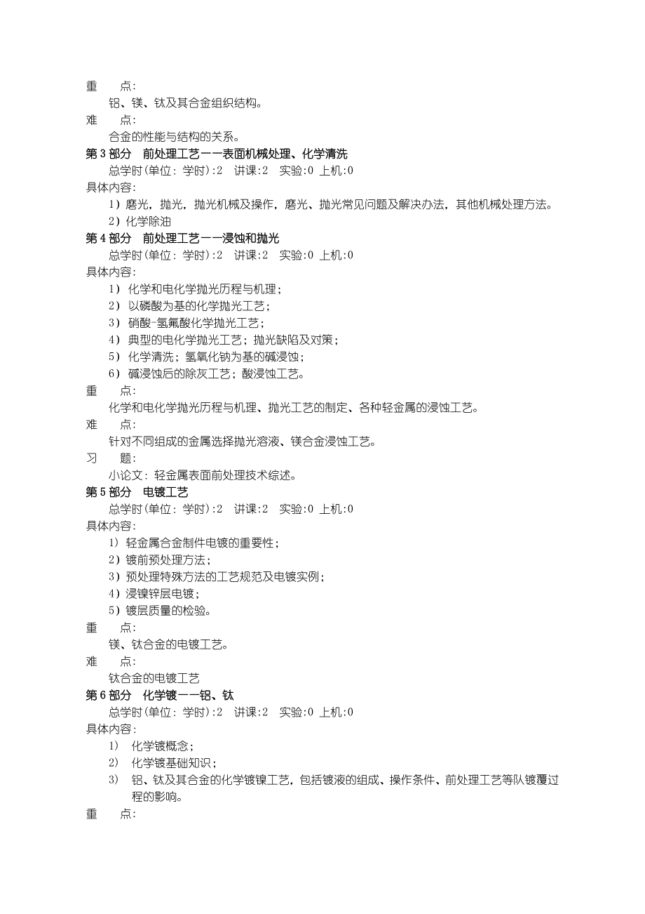 沈阳理工大学 轻金属表面处理技术.doc_第3页