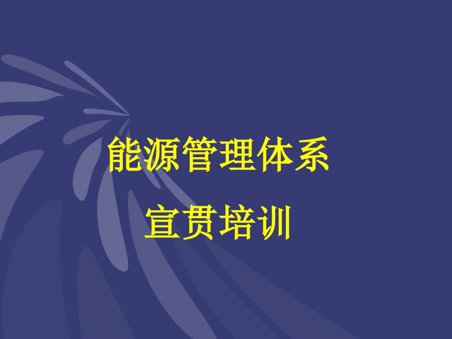能源管理体系培训课程_第1页