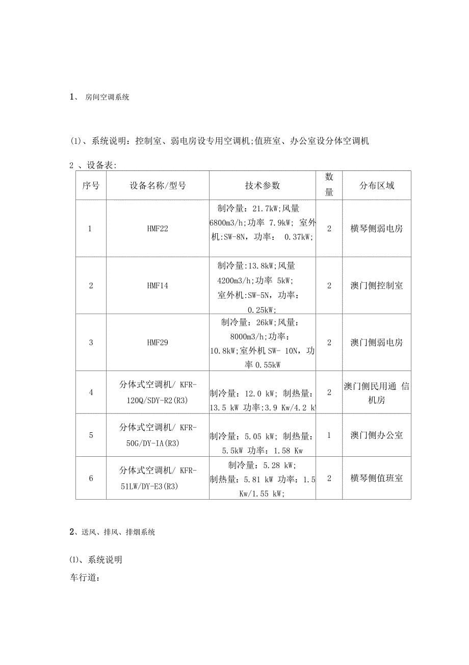 通风空调系统操作和维修保养手册_第5页