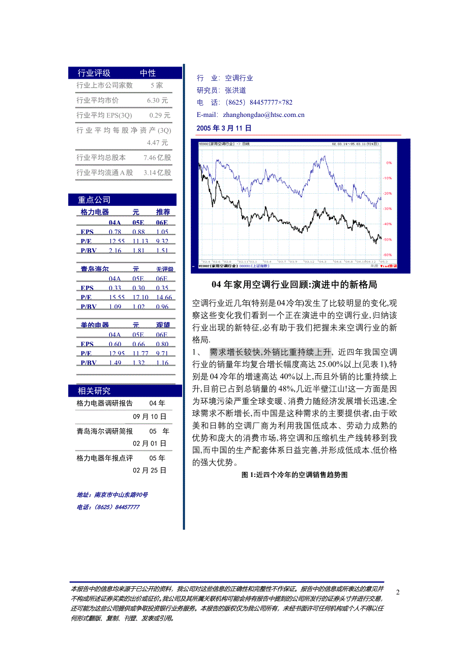 家用空调行业分析报告_第2页