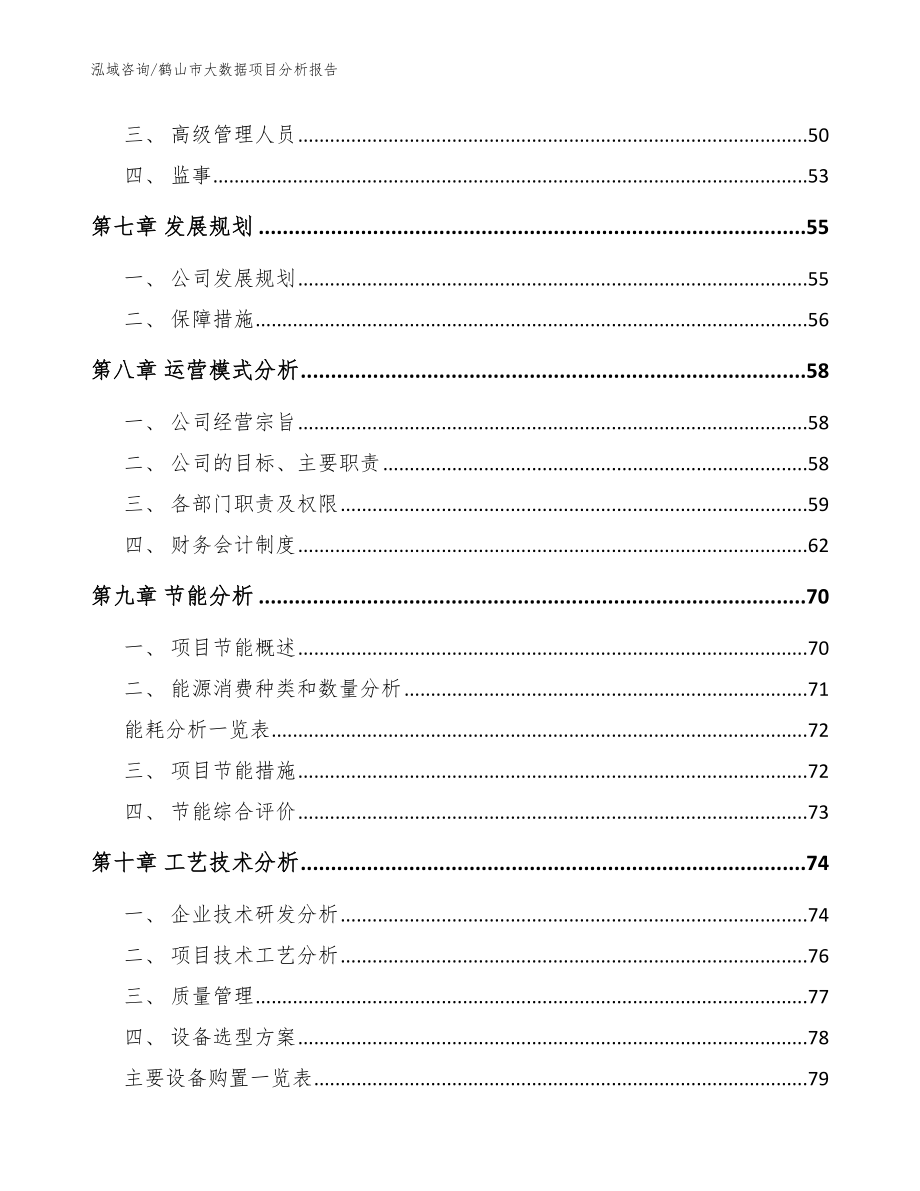 鹤山市大数据项目分析报告模板范文_第4页