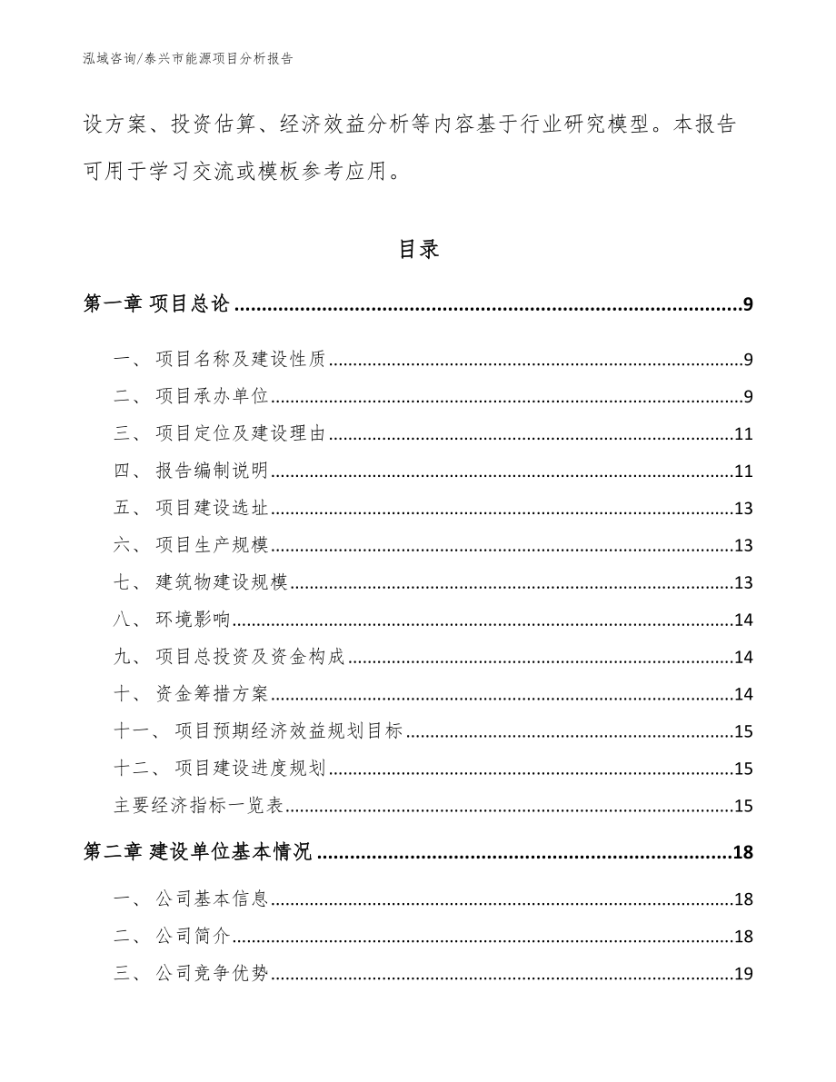 泰兴市能源项目分析报告_第3页