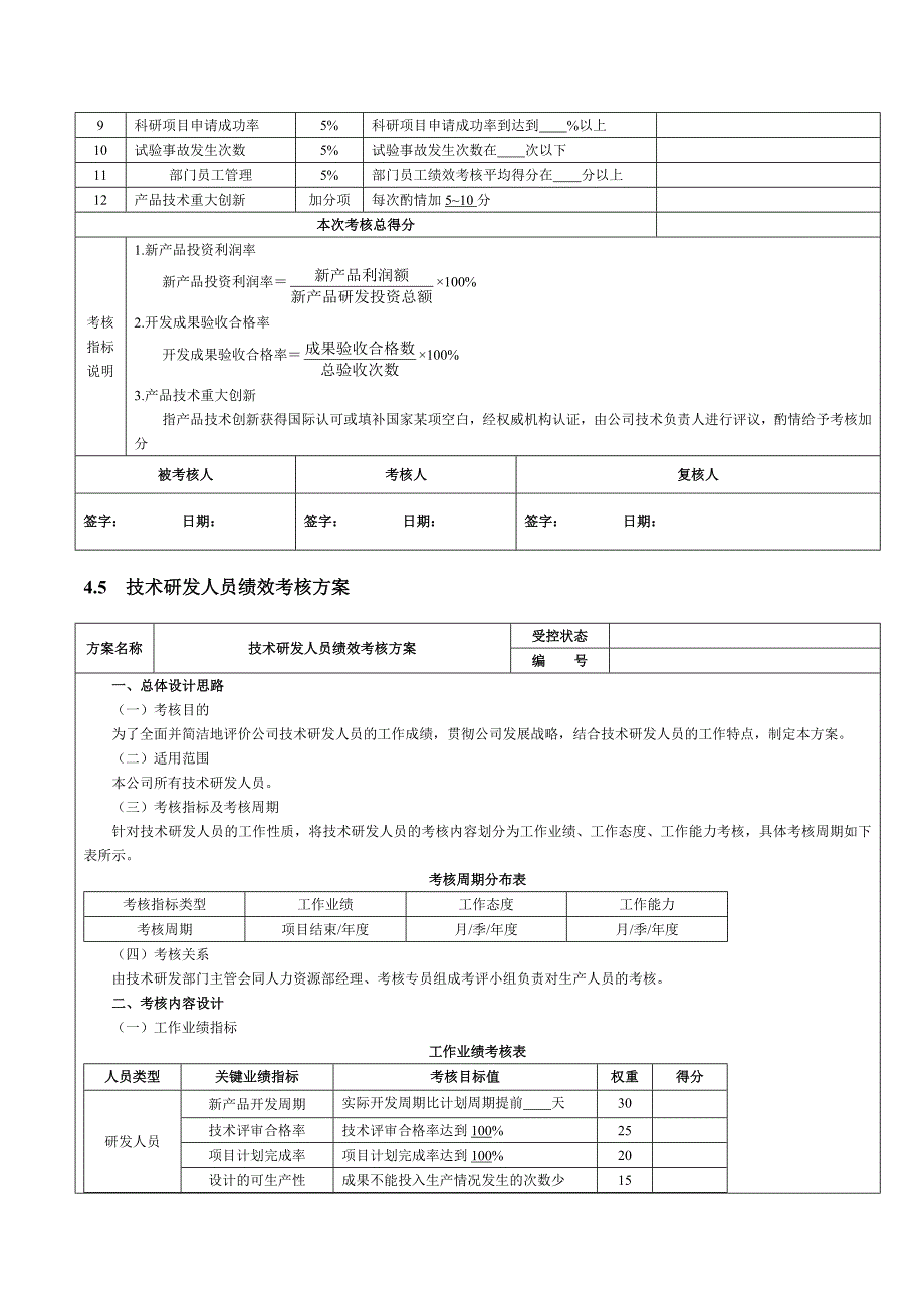 技术研发人员绩效考核.doc_第3页