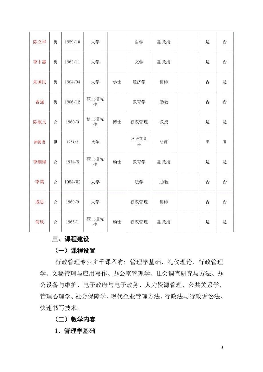 行政管理专业建设_第5页