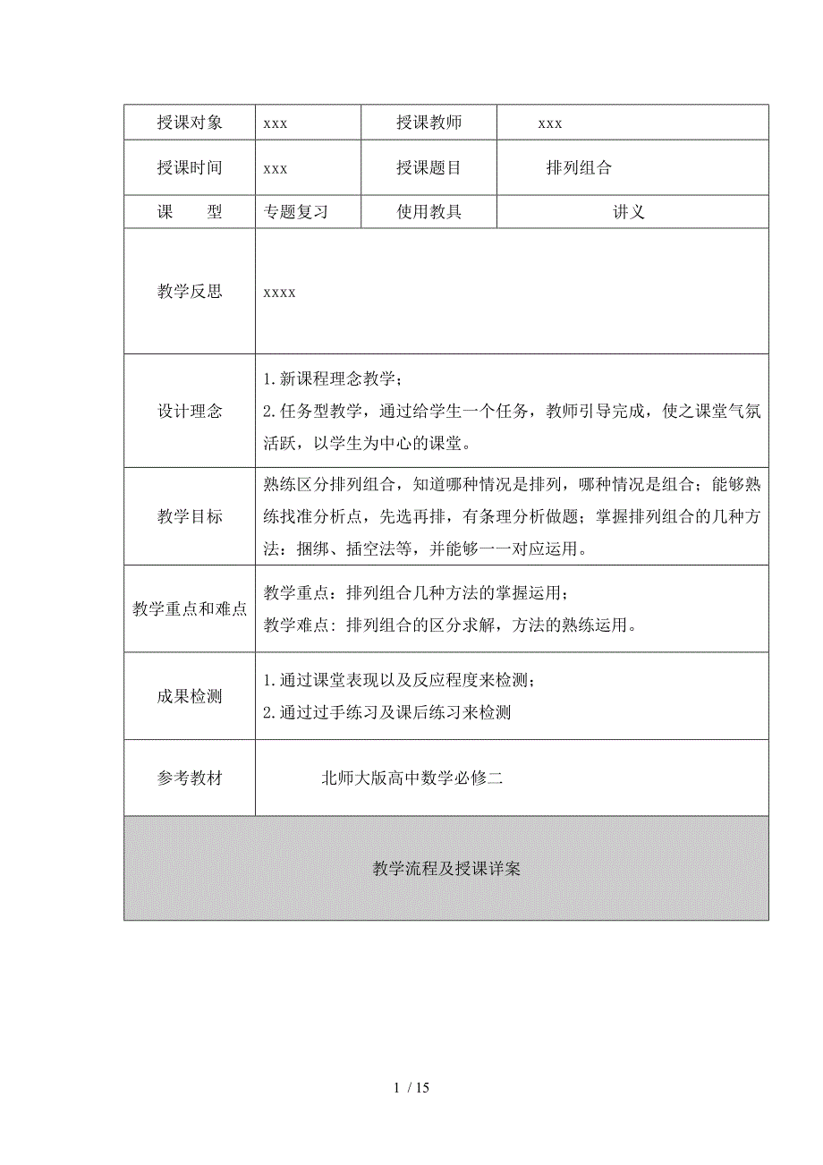 排列组合专题复习资料_第1页