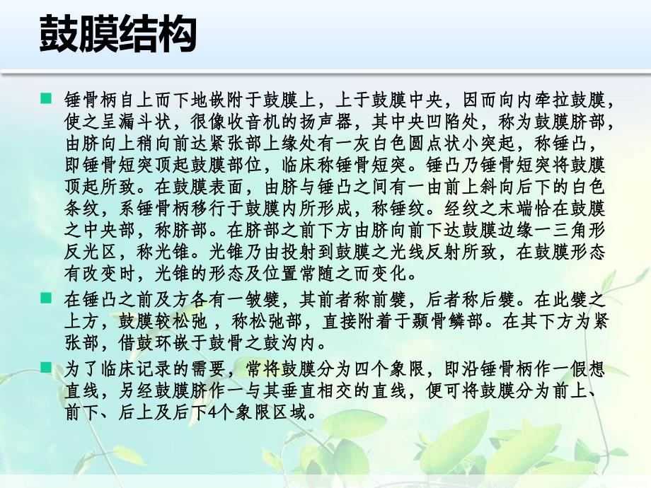 鼓膜外伤病人的护理_第4页