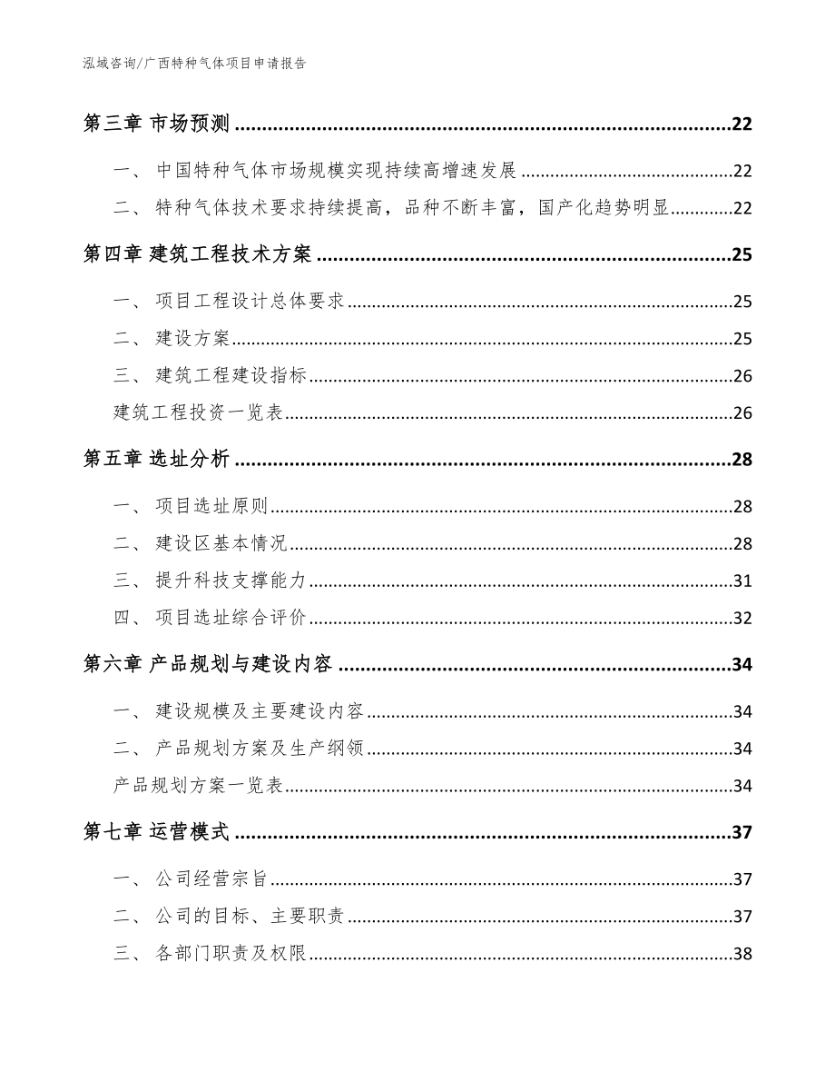 广西特种气体项目申请报告参考范文_第3页