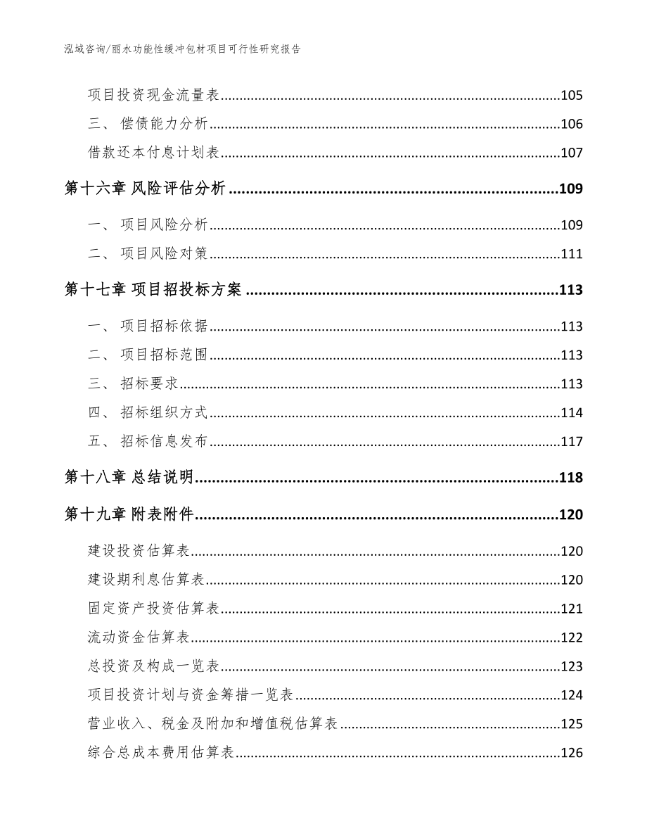 丽水功能性缓冲包材项目可行性研究报告（模板范本）_第5页