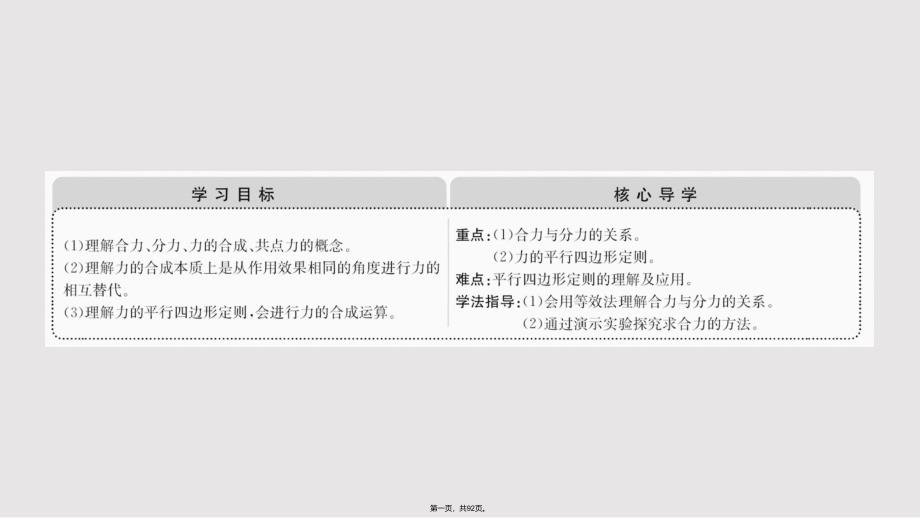 2018高中物理人教必修一相互作用34实用教案_第1页