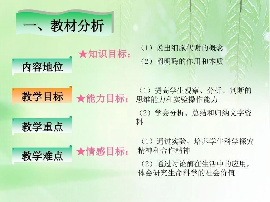 降低化学反应活化能的酶说课课件.ppt_第5页