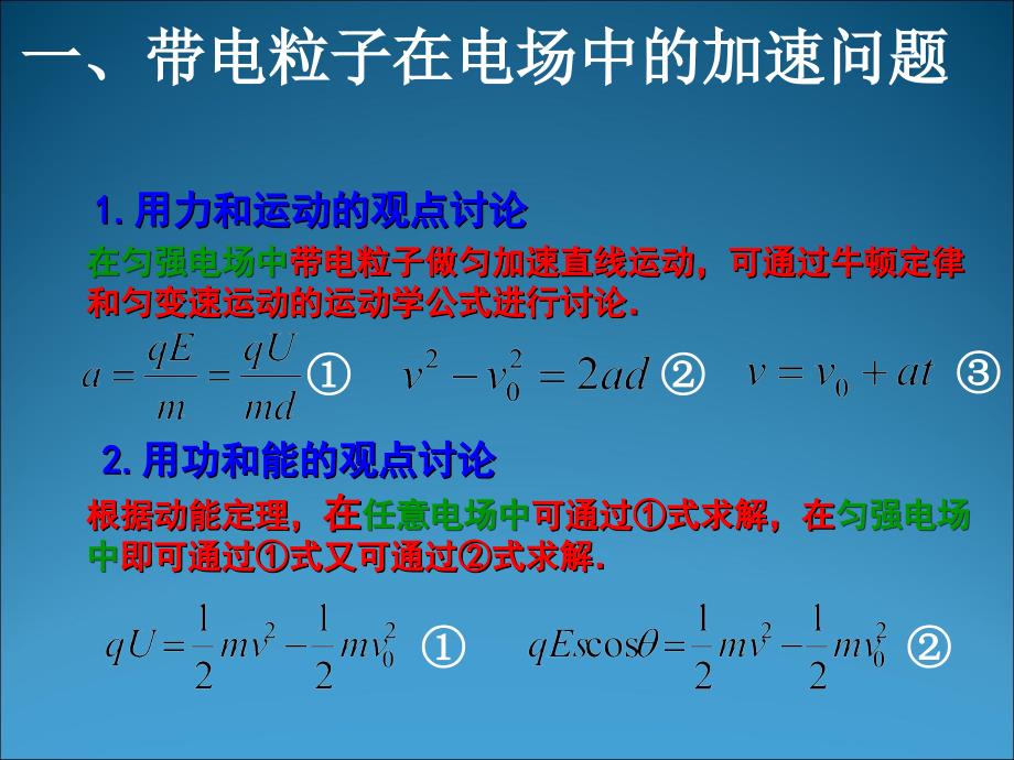 04一轮复习带电粒子在电场中的运动课件_第2页