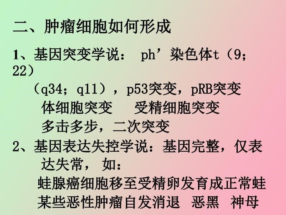 肿瘤的起源、肿瘤的演进分化及异质性胡新荣_第5页