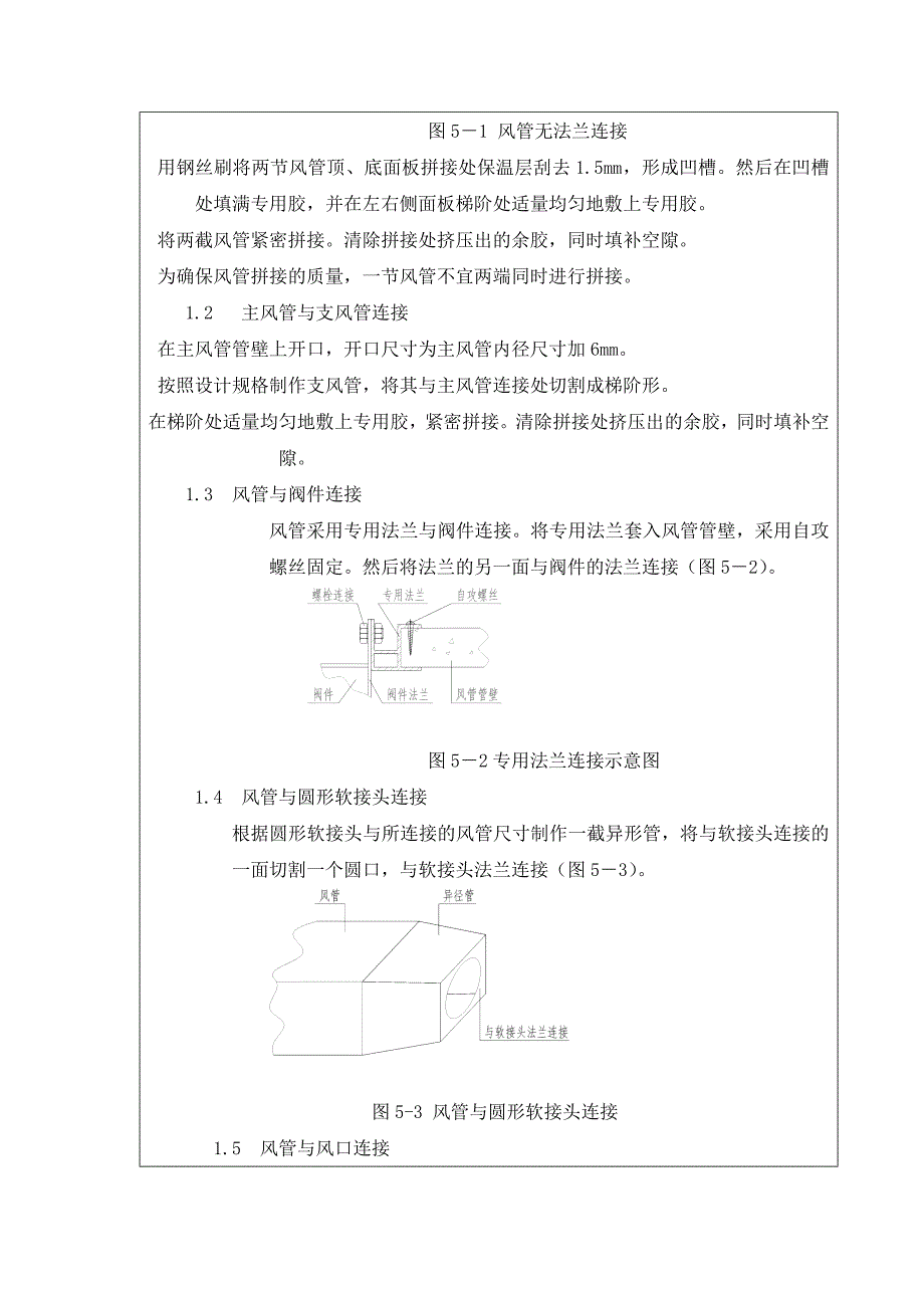 玻镁风管施工工艺技术交底_第4页