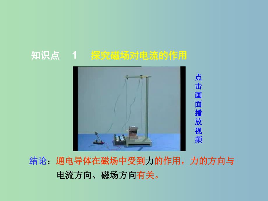 九年级物理下册17.2探究电动机转动的原理课件新版粤教沪版.ppt_第3页