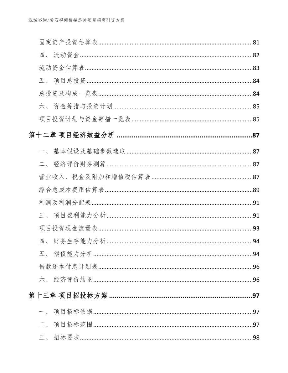 黄石视频桥接芯片项目招商引资方案_第5页