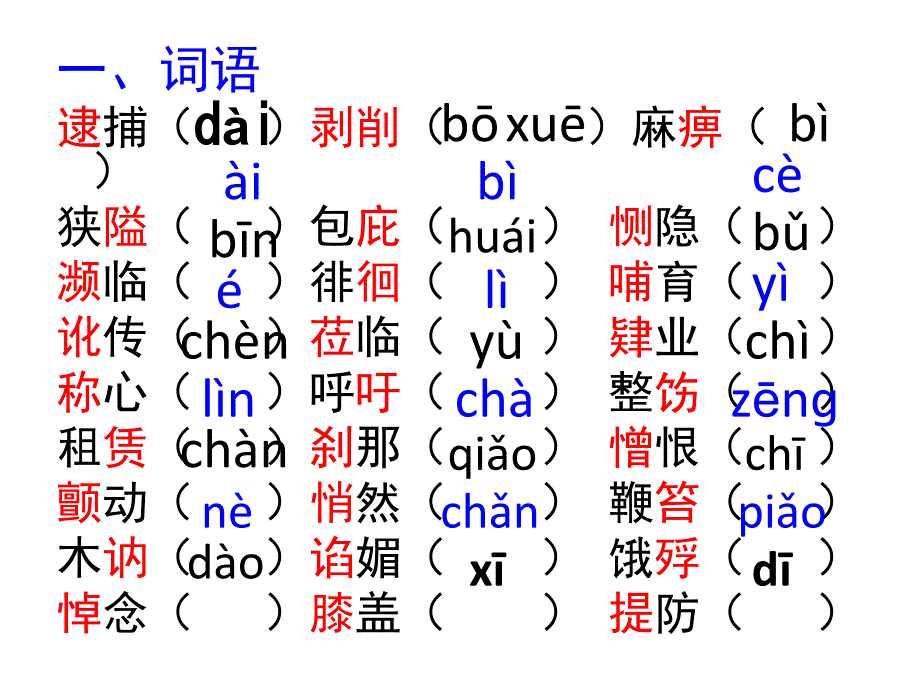 易读错多音字课件_第2页