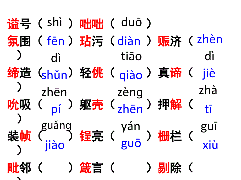 易读错多音字课件_第3页