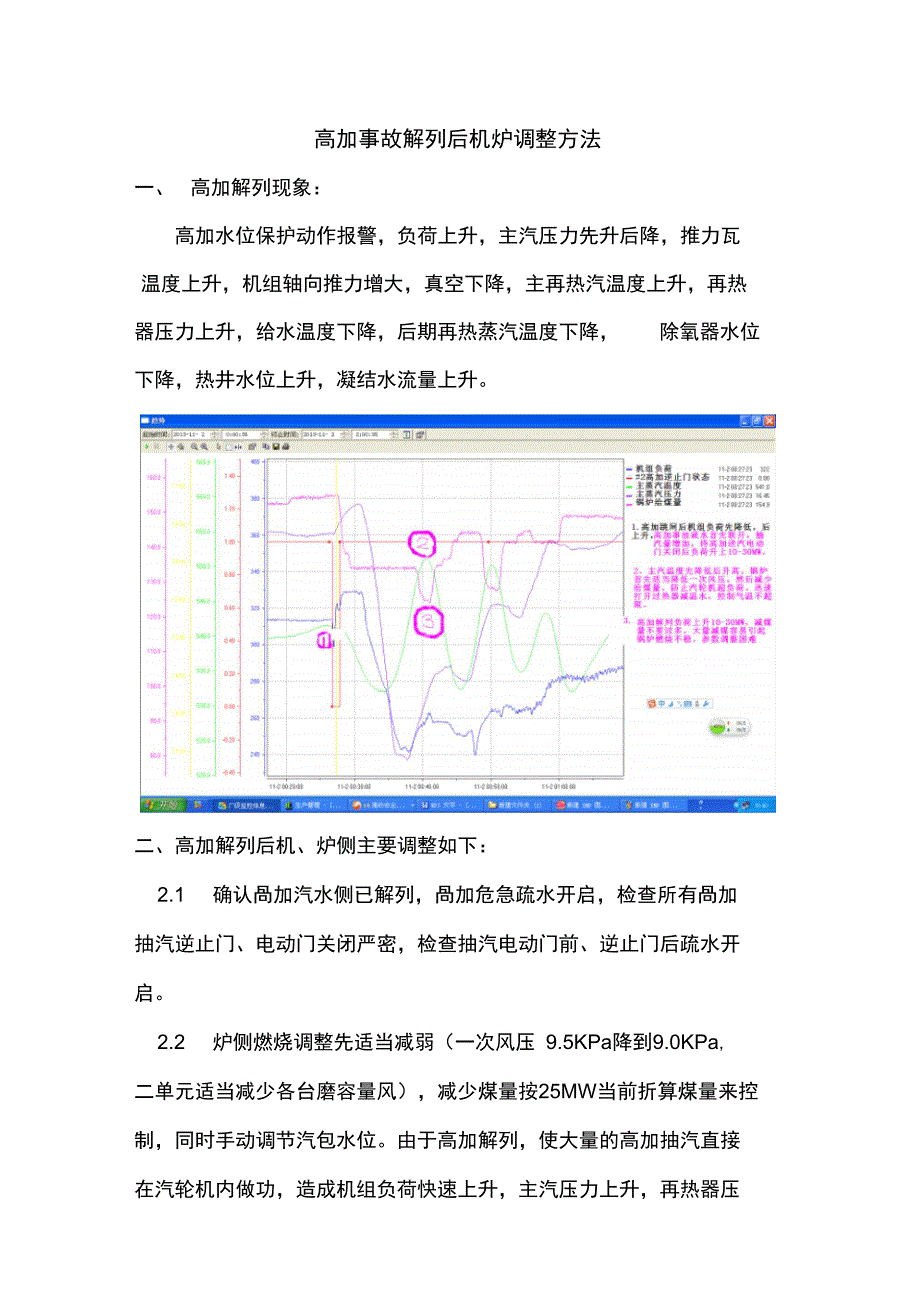 高加事故解列后调整方法_第1页