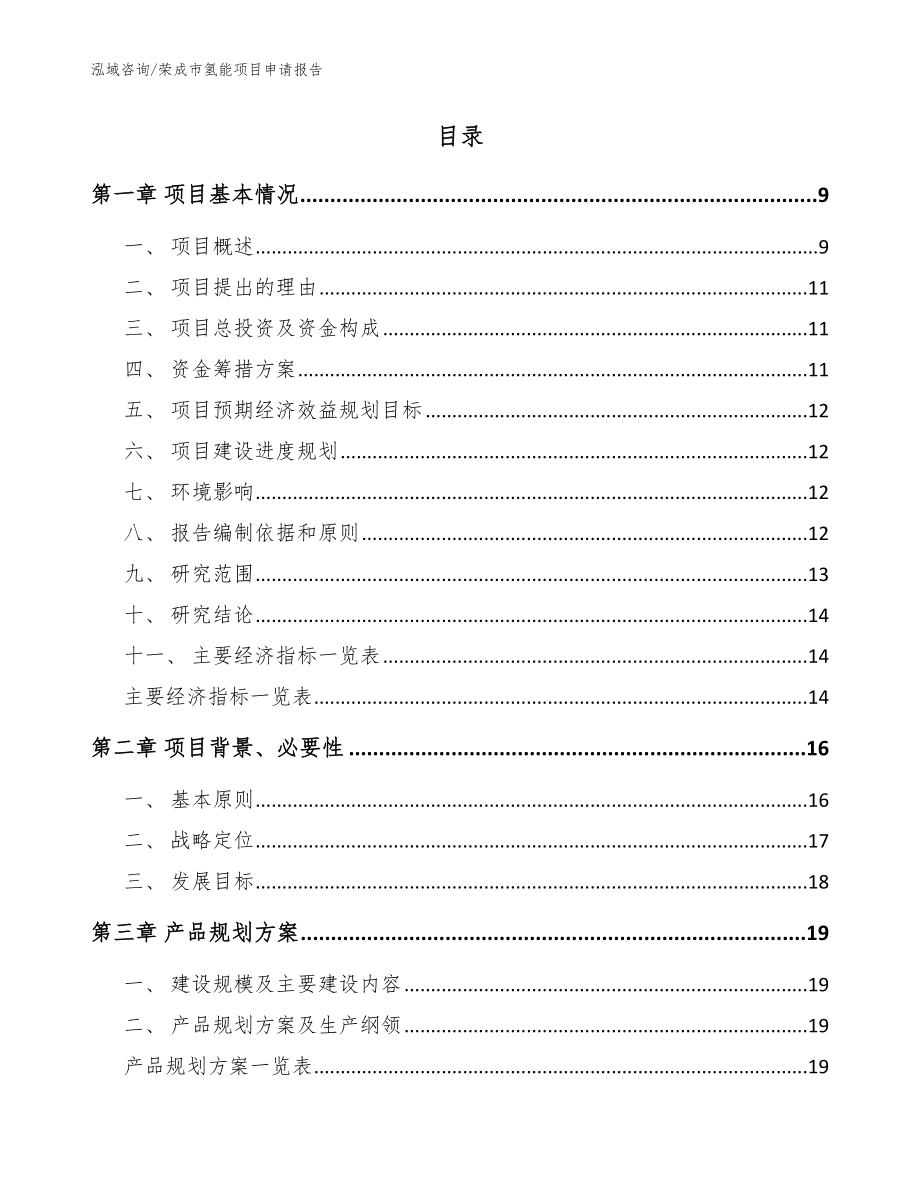 荣成市氢能项目申请报告范文_第2页