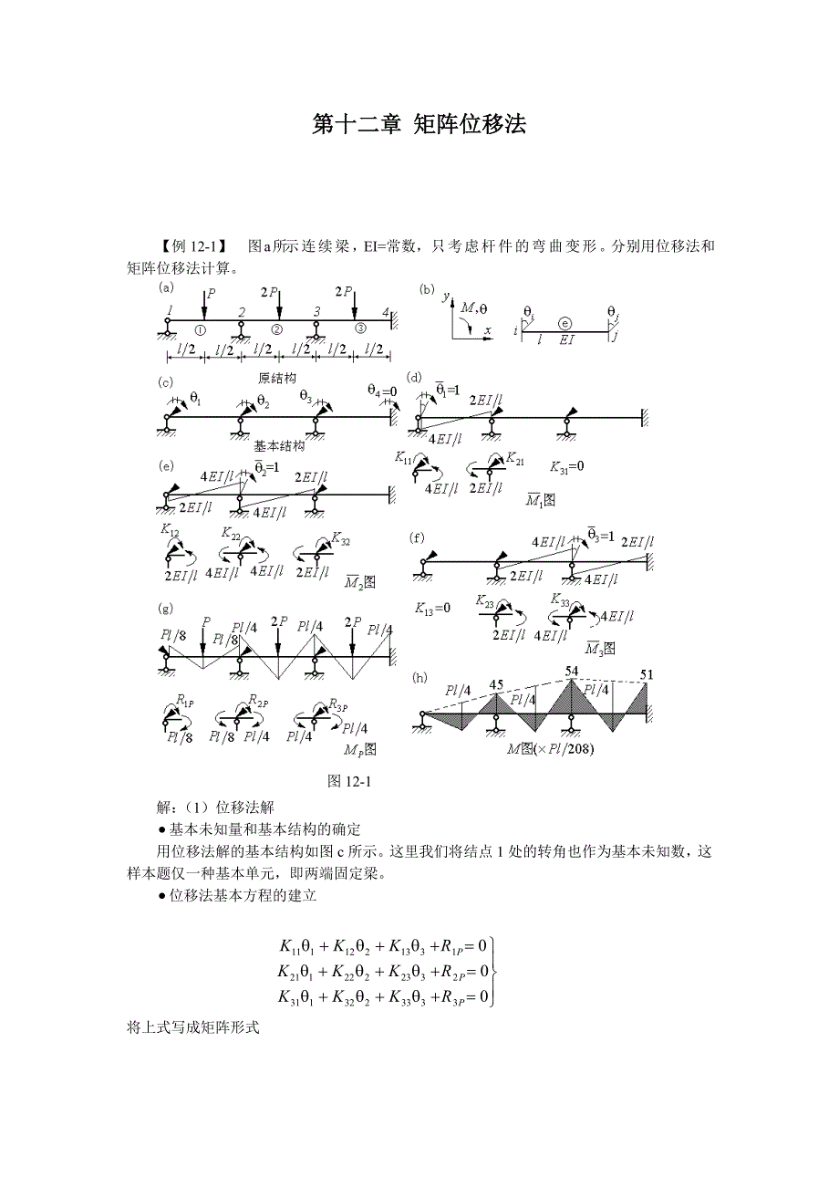 结构力学之矩阵位移法_第1页