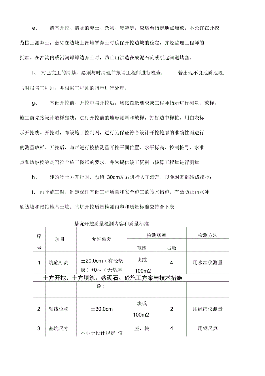 土方开挖、土方填筑、浆砌石、砼施工方案与技术措施_第4页