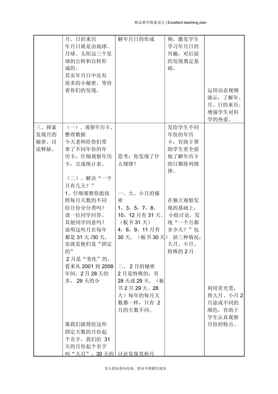 《年月日》电子白板教学设计新部编版_第4页