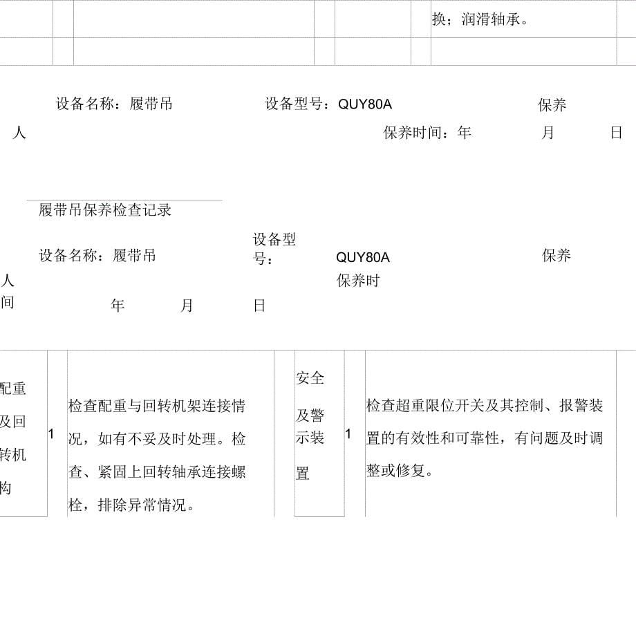 履带吊月保养记录_第5页