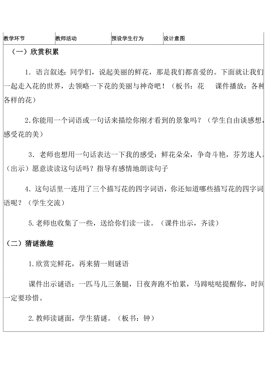 小学语文教学设计模板.doc_第4页