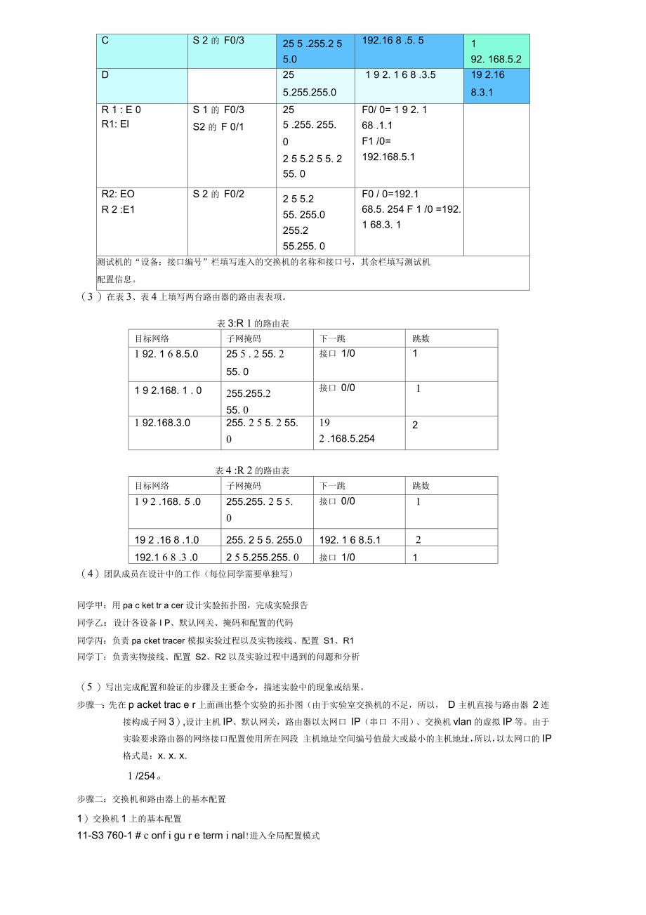 网络设计实验_第4页