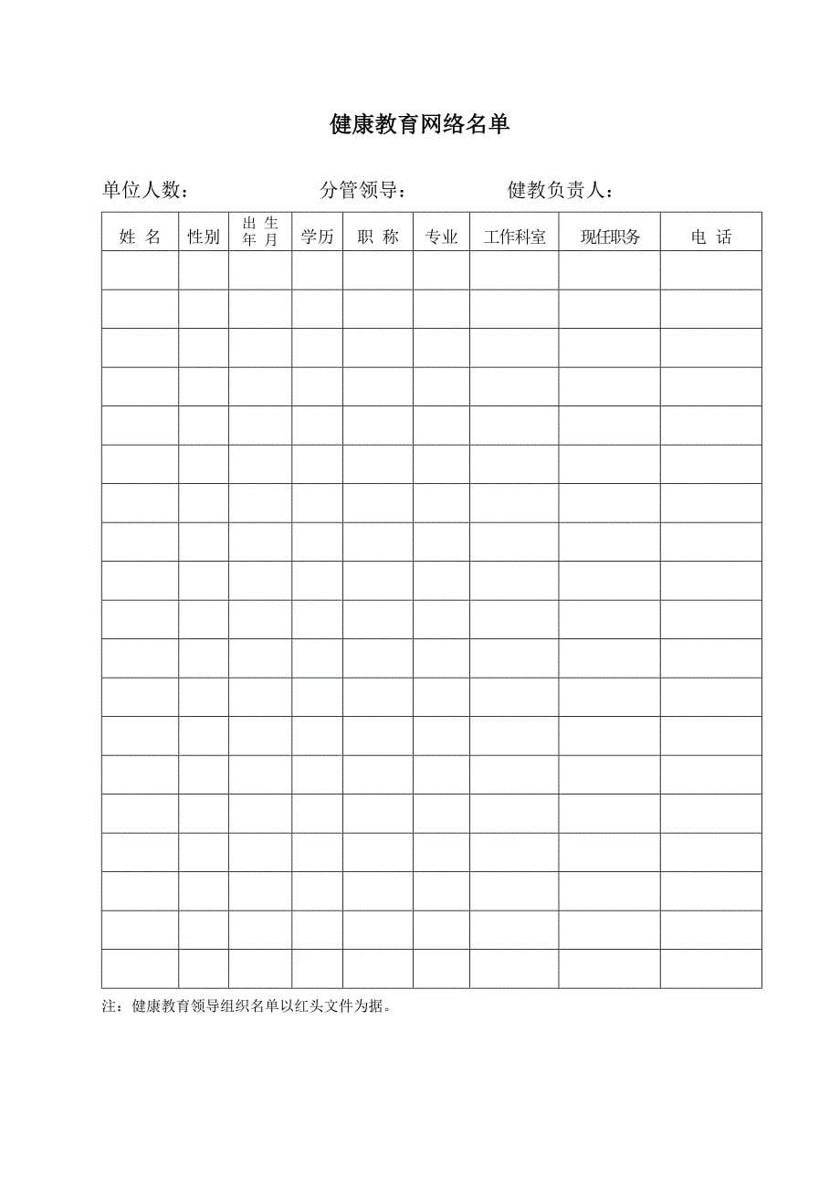 医院健康教育档案m模版 (2)_第5页