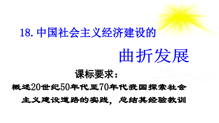 岳麓版高中历史必修二第四单元第18课中国社会主义经济建设的曲折发展优秀课件24张共24张PPT_第3页