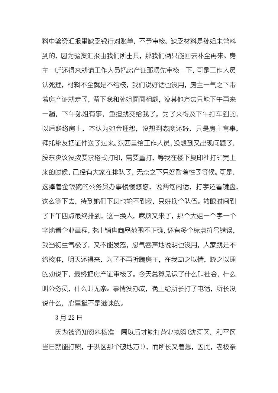 大学审计实习日志_第5页