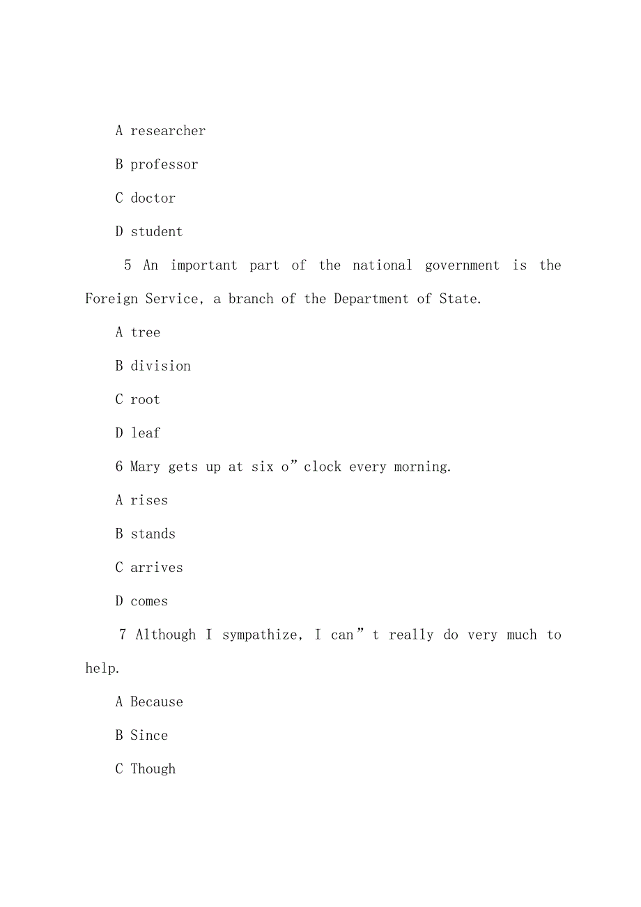 2022年职称英语词汇选项综合类练习题(6).docx_第2页