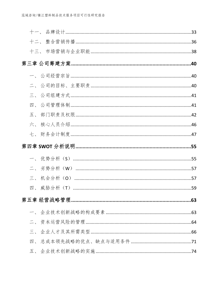 镇江塑料制品技术服务项目可行性研究报告（参考范文）_第2页