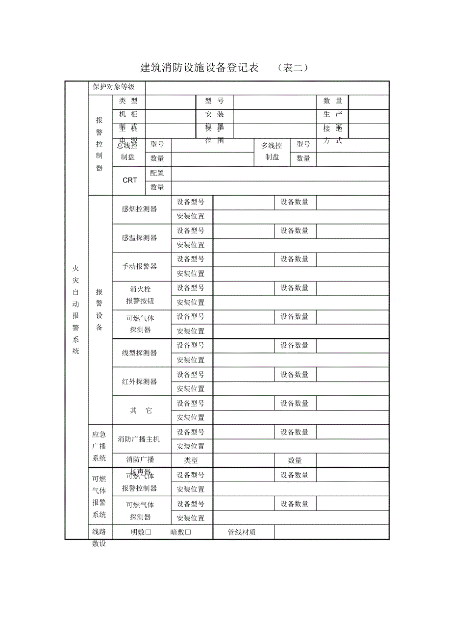 建筑消防设施标准化管理工作手册附件(设消防控制室)_第2页