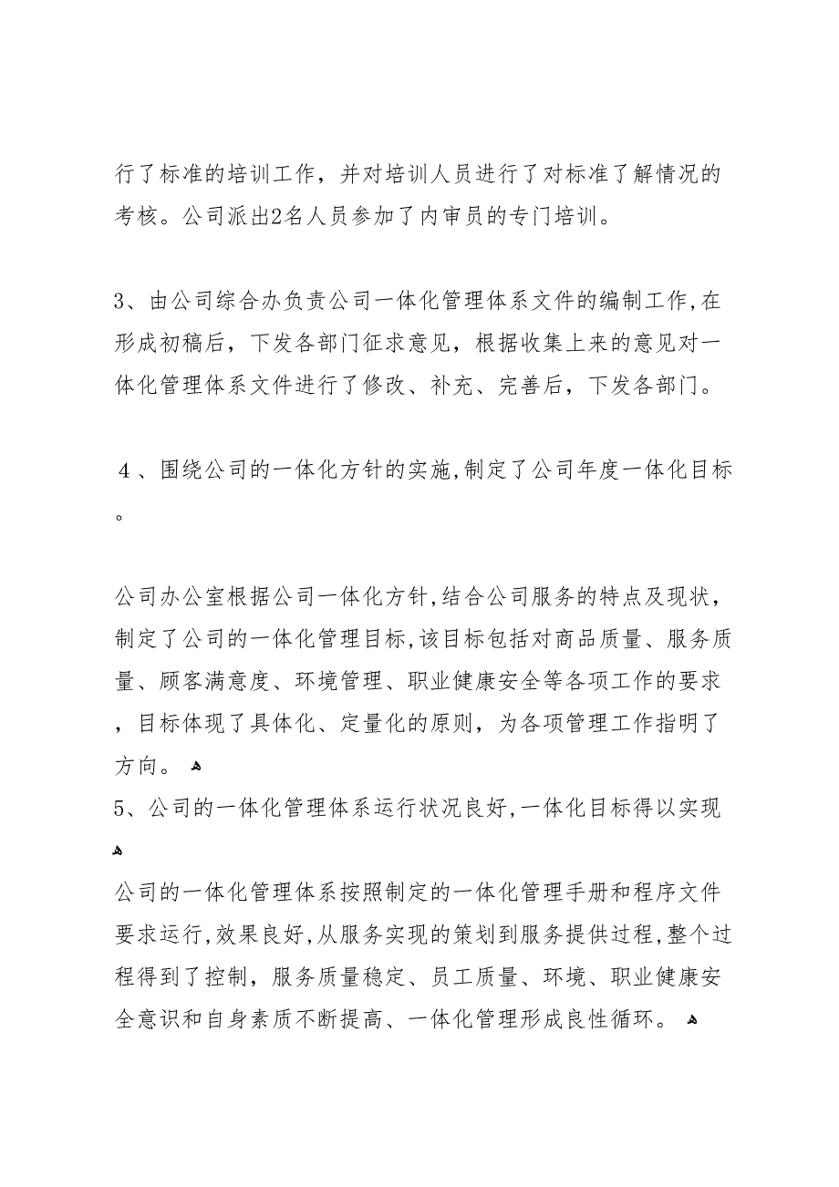 公司管理体系运行情况报告2_第2页