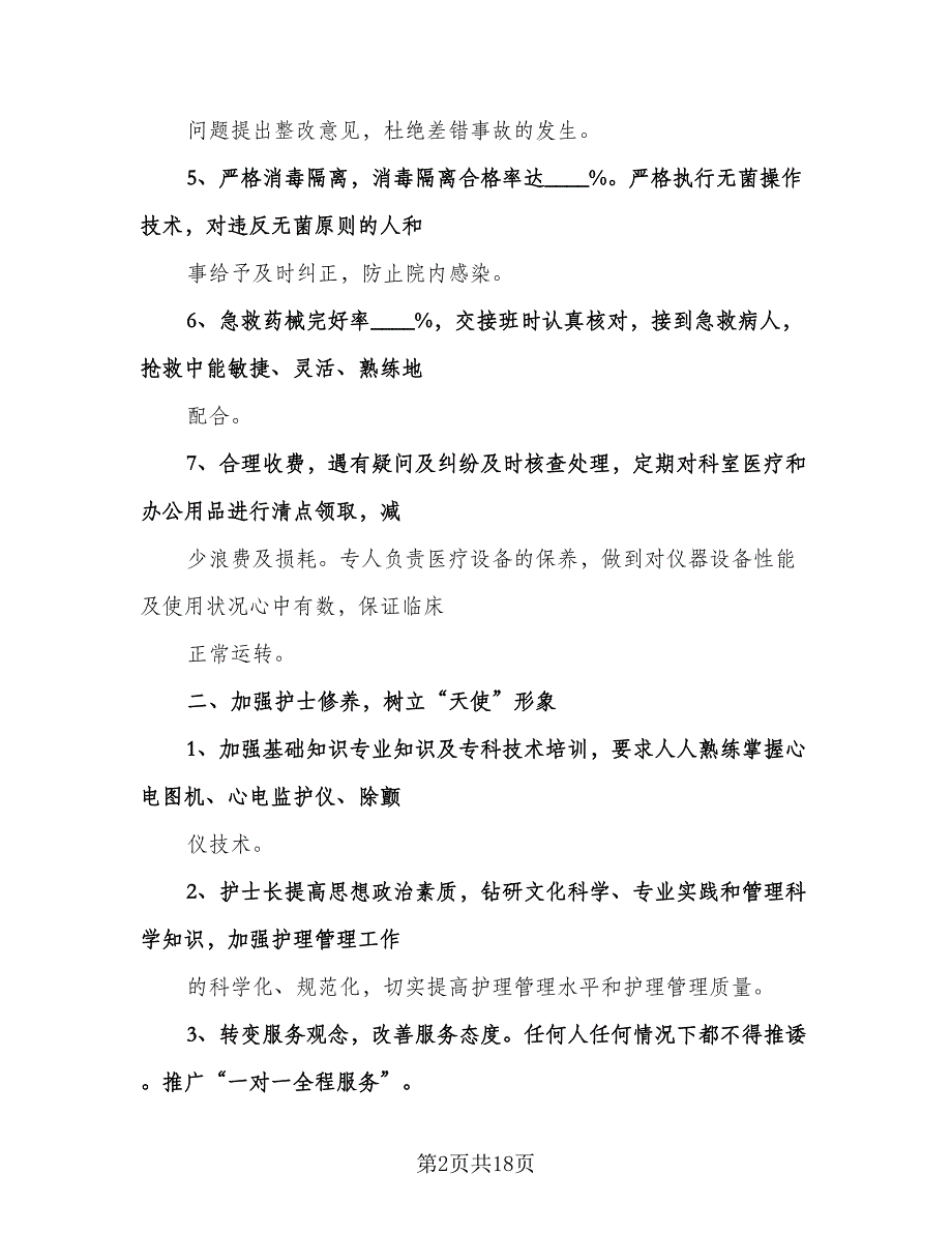 护士工作计划例文（6篇）.doc_第2页