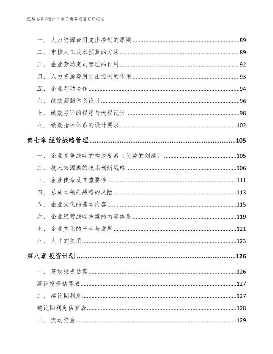 福州市电子商务项目可研报告_第4页