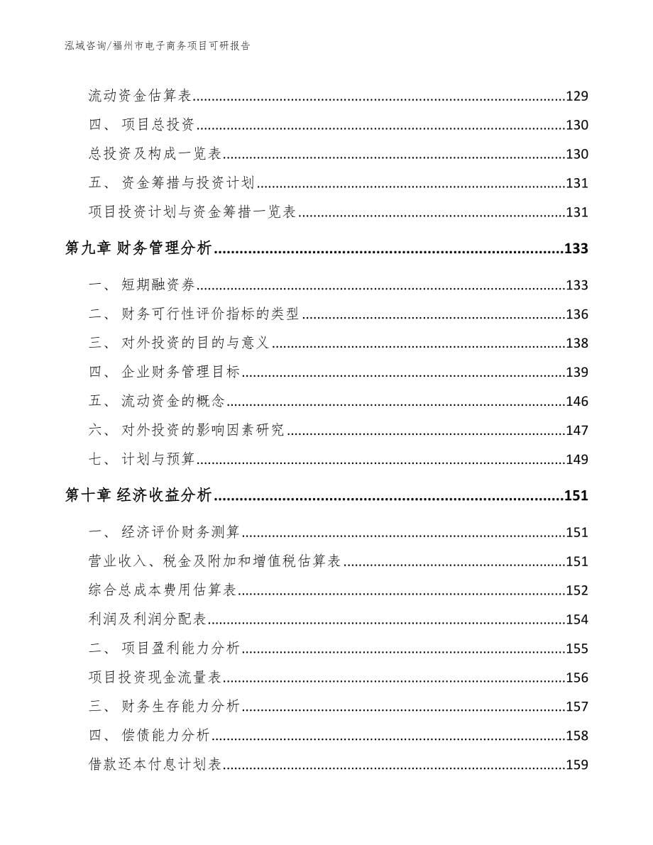 福州市电子商务项目可研报告_第5页