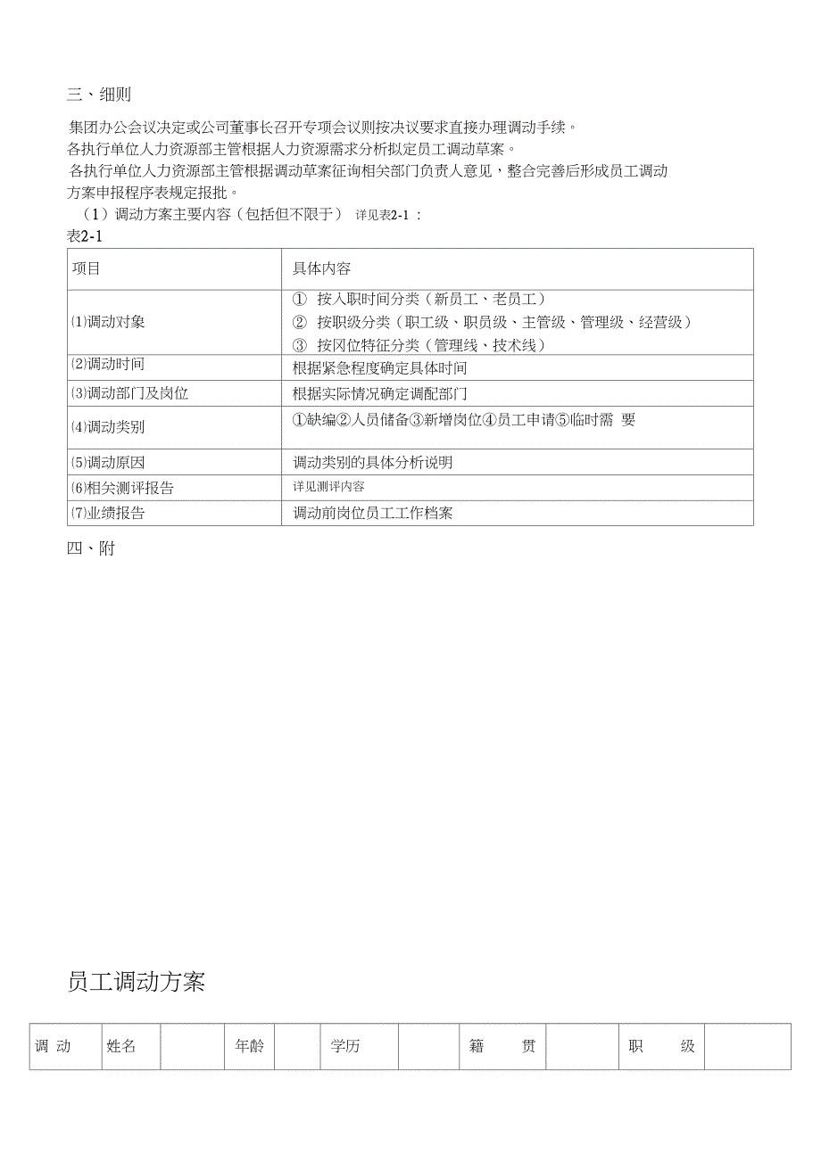 《员工调动管理办法》_第3页