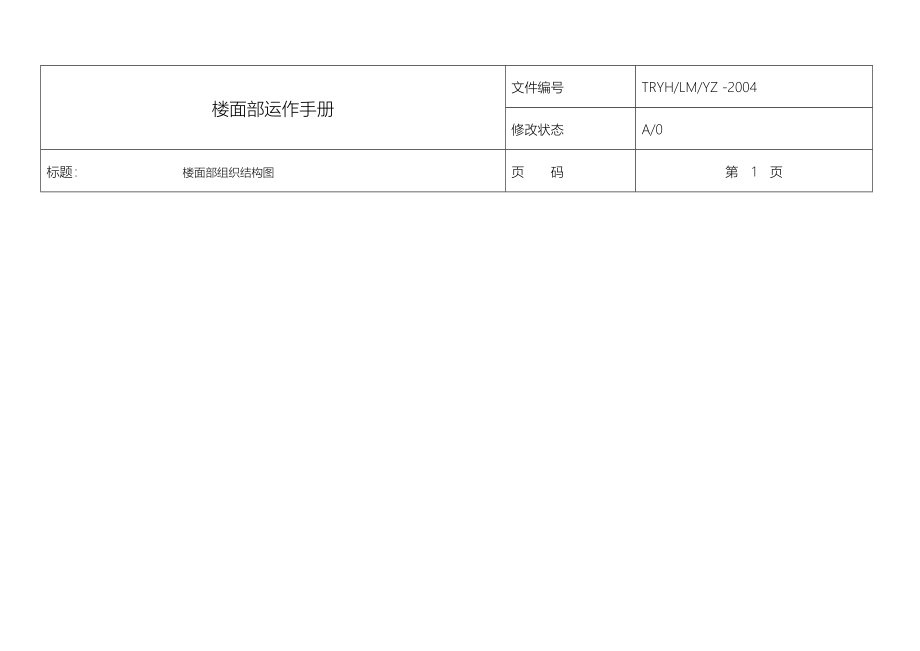 某酒店公司楼面部运作手册范本_第4页